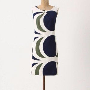 Anthropologie Tabitha Mod Circle Shift Dress